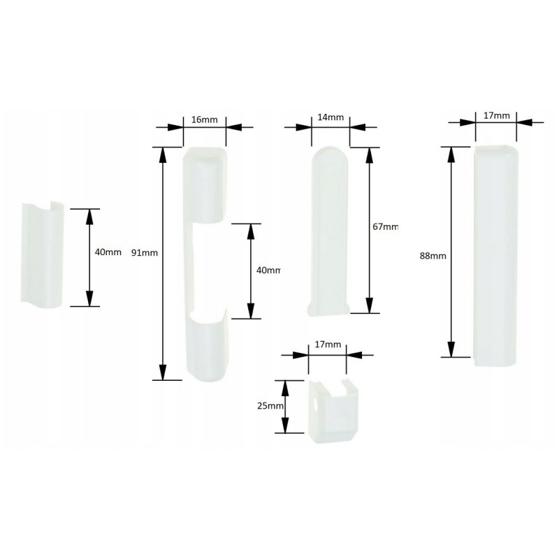 ROTO KASETA NAPRAWCZA DO OKNA ZASUWNICY ZAMKA  OSŁONKI GRATIS