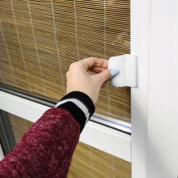 ZATRZASK BALKONOWY UCHWYT KLAMKA DO DRZWI POCHWYT Antracyt 7016 Uniwersalny