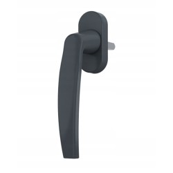 KLAMKA ALUMINIOWA OKIENNA ANTRACYT 7016 T 45mm