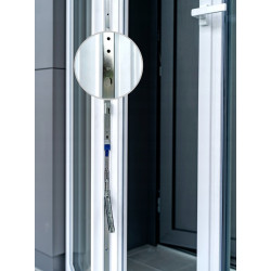 Uchwyt pochwyt zatrzask drzwi balkonowych WINKHAUS ALUMINIOWY RAL8019