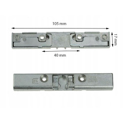 Uchwyt zatrzask palacza drzwi balkonowych WinkHaus pochwyt aluminiowy 9016