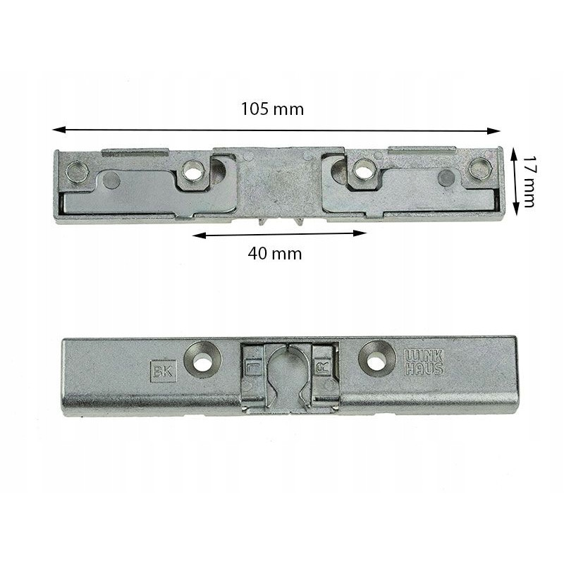 Zatrzask balkonowy uchwyt palacza ALUMINIOWY DeLuxe RAL9005 CZARNY