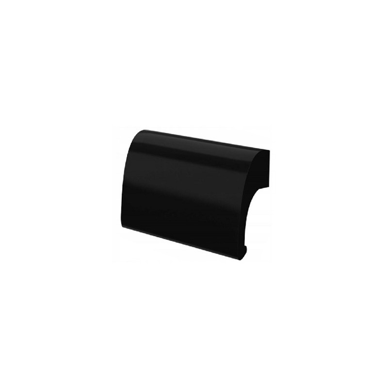 Zatrzask balkonowy uchwyt palacza ALUMINIOWY DeLuxe RAL9005 CZARNY