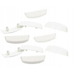 Zaślepki odwodnienia okien PCV 20szt BIAŁE