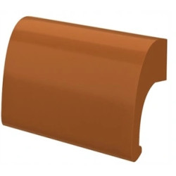 Zatrzask balkonowy uchwyt palacza ALUMINIOWY DeLuxe RAL8003 ZŁOTY DĄB