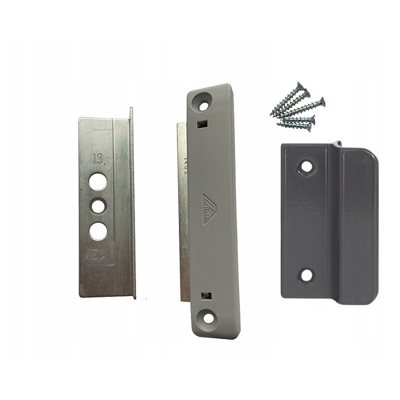 ROTO ZATRZASK BALKONOWY MAGNETYCZNY UCHWYT PALACZA ALUMINIOWY ANTRACYT 7016