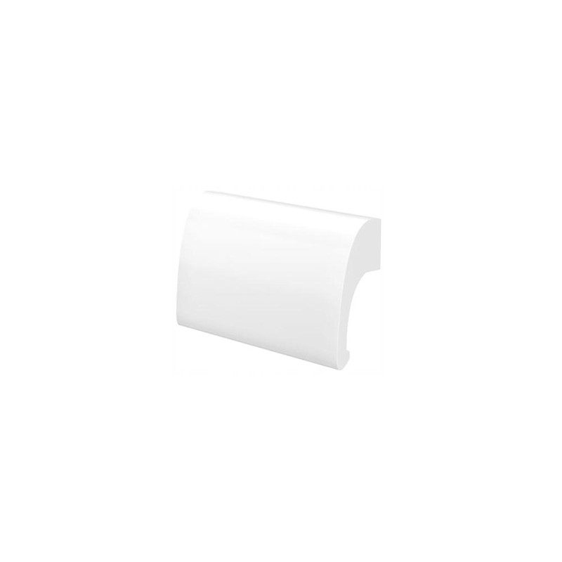 Zatrzask balkonowy uchwyt palacza ALUMINIOWY DeLuxe RAL9016 BIAŁY