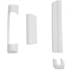 OSŁONKI WINKHAUS NA ZAWIASY OKNA DRZWI BIAŁE