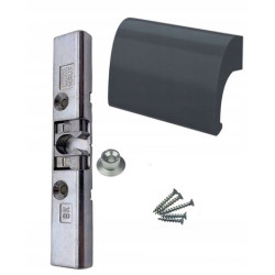 Zatrzask balkonowy uchwyt palacza ALUMINIOWY DeLuxe RAL7016 antracyt